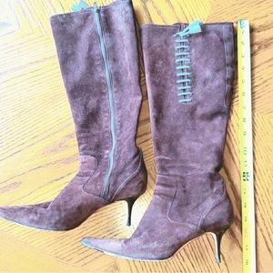 SEXY! Vintage Cole Haan brown suede